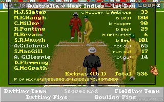 Allan Border's Cricket captura de pantalla 4