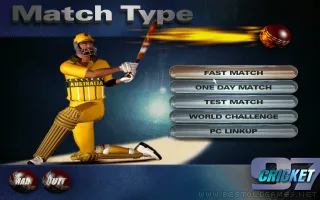 Cricket 97 capture d'écran 2