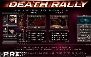 Death Rally capture d'écran 2