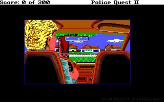 Police Quest 2: The Vengeance captura de pantalla 2