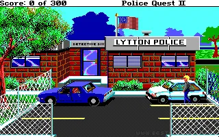 Police Quest 2: The Vengeance captura de pantalla 3