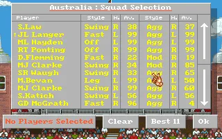Allan Border's Cricket Screenshot 2