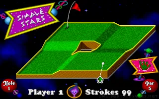 Fuzzy's World of Miniature Space Golf screenshot 2