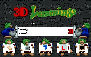 Lemmings 3D screenshot