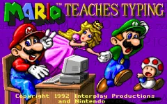 Mario Teaches Typing miniatura