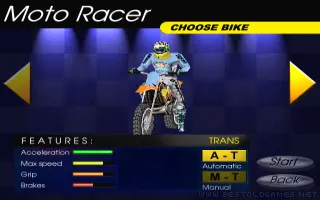 Moto Racer captura de pantalla 2