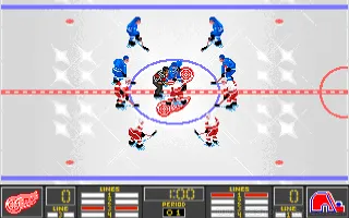 NHL 95 captura de pantalla 2