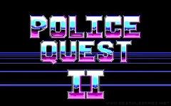 Police Quest 2: The Vengeance miniatura
