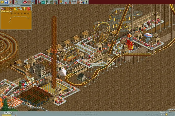 rollercoaster tycoon completo