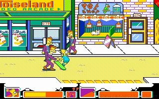 The Simpsons: Arcade Game Screenshot 2