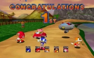 Sonic R captura de pantalla 2
