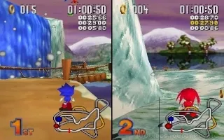 Sonic R captura de pantalla 3