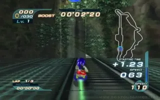 Sonic Riders captura de pantalla 2
