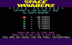 Space Invaders zmenšenina