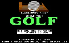 World Tour Golf miniatura