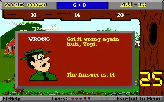 Yogi Bear's Math Adventures captura de pantalla 5